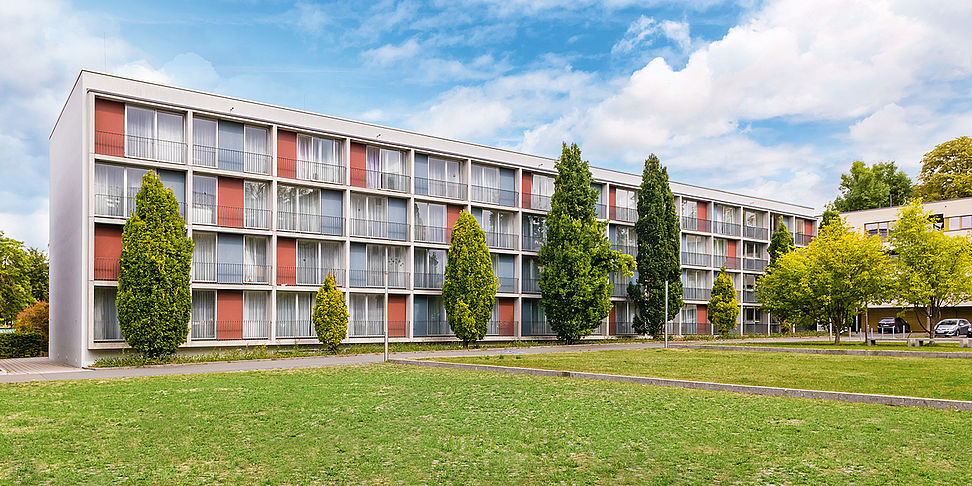 Das Pflegeheim Weimar in der Frontalansicht