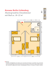 Beispiel Einzelzimmer