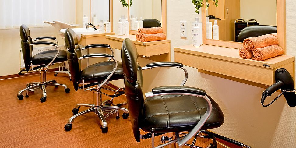Der hauseigene Friseursalon im Pflegeheim Markkleeberg