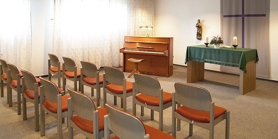 Ein hauseigener Andachtsraum der ambulanten Pflege Wedel