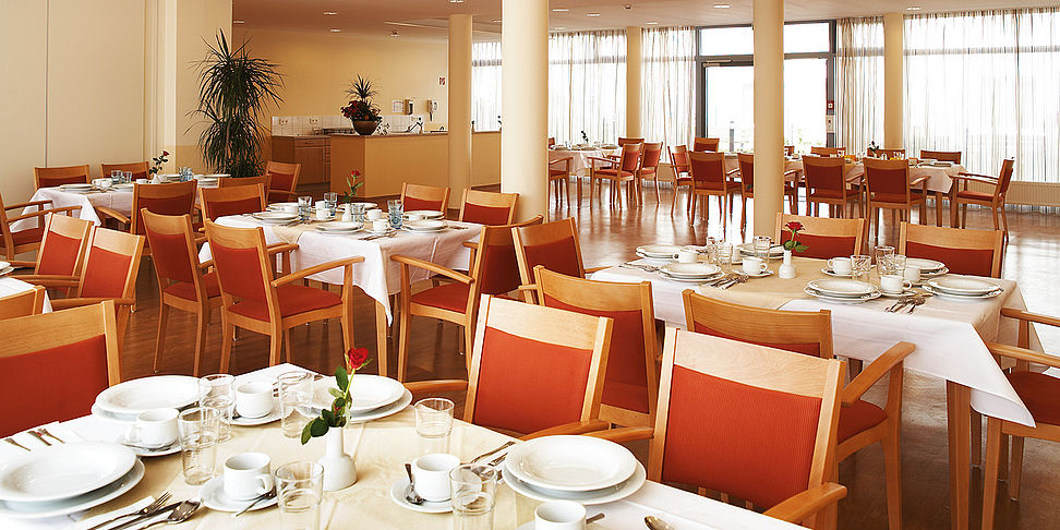 Einladende und stilvolle Restaurant im Pflegeheim Donzdorf