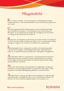 Pflegeleitbild
