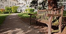 Der wunderschöne Park im betreuten Wohnen Bonn