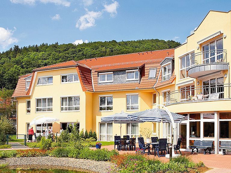 Das Pflegeheim Bad Lauterberg in der Frontalansicht