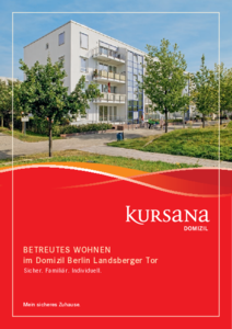 Flyer Kursana Domizil Berlin Landsberger Tor