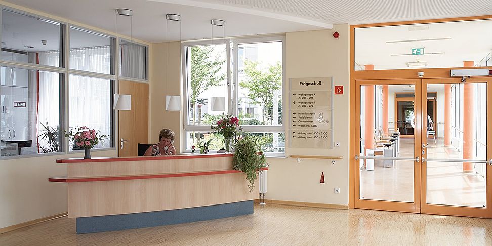 Das schöne Foyer im Pflegeheim Grimmen