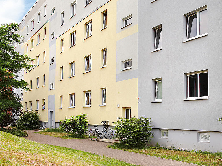 Wohngruppen für behinderte Menschen in Forst - Haus Wasserturm - Frontalansicht