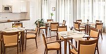 Im Tagesraum des betreuten Wohnen in Buendingen ist immer etwas los