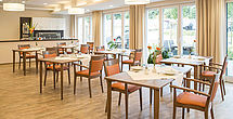Das einladende und stilvolle Restaurant im Pflegeheim Mücke