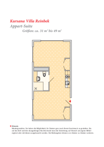 Appart-Suite ca. 31-49 qm