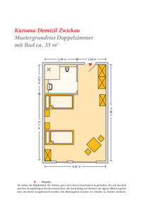 Grundrissbeispiel Doppelzimmer