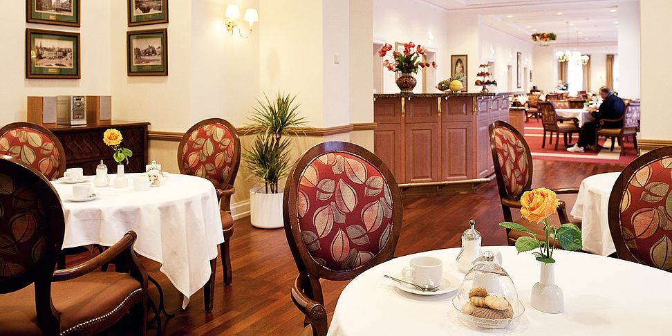 Das Bistro im betreuten Wohnen im Hannover ist 24 Stunden zugaenglich